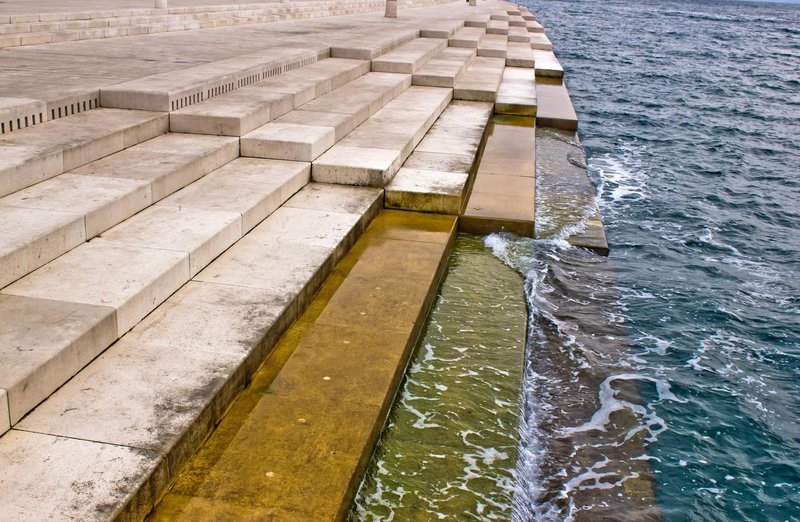 Zadar stopnice morske orglice