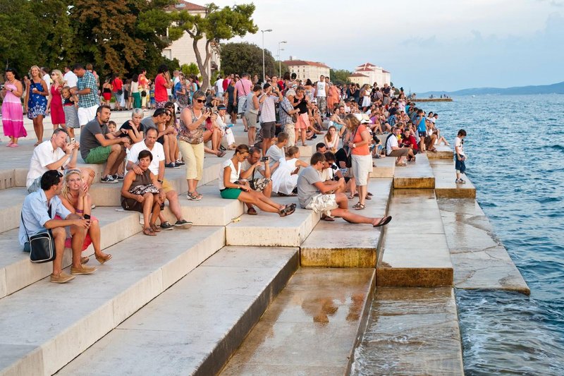 Zadar stopnice morske orglice