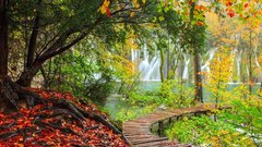 Plitvice Plitviska jezera Hrvaska turizem