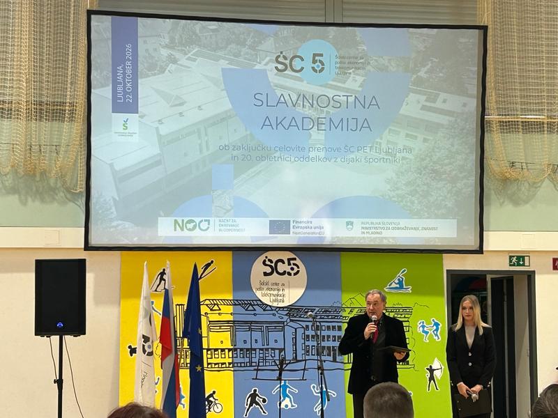 ŠC5 s prenovljenimi šolskimi prostori že 20 let posveča posebno pozornost dijakom športnikom