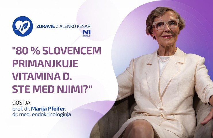 Zdravje z Alenko Kesar: "80 % Slovencem primanjkuje vitamina D. Ste med njimi?"