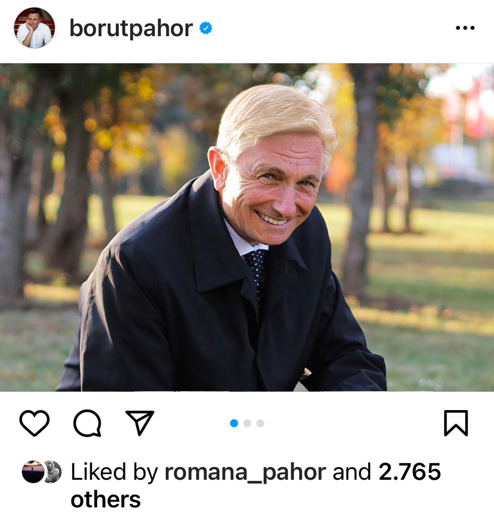 Borut Pahor presenetil.