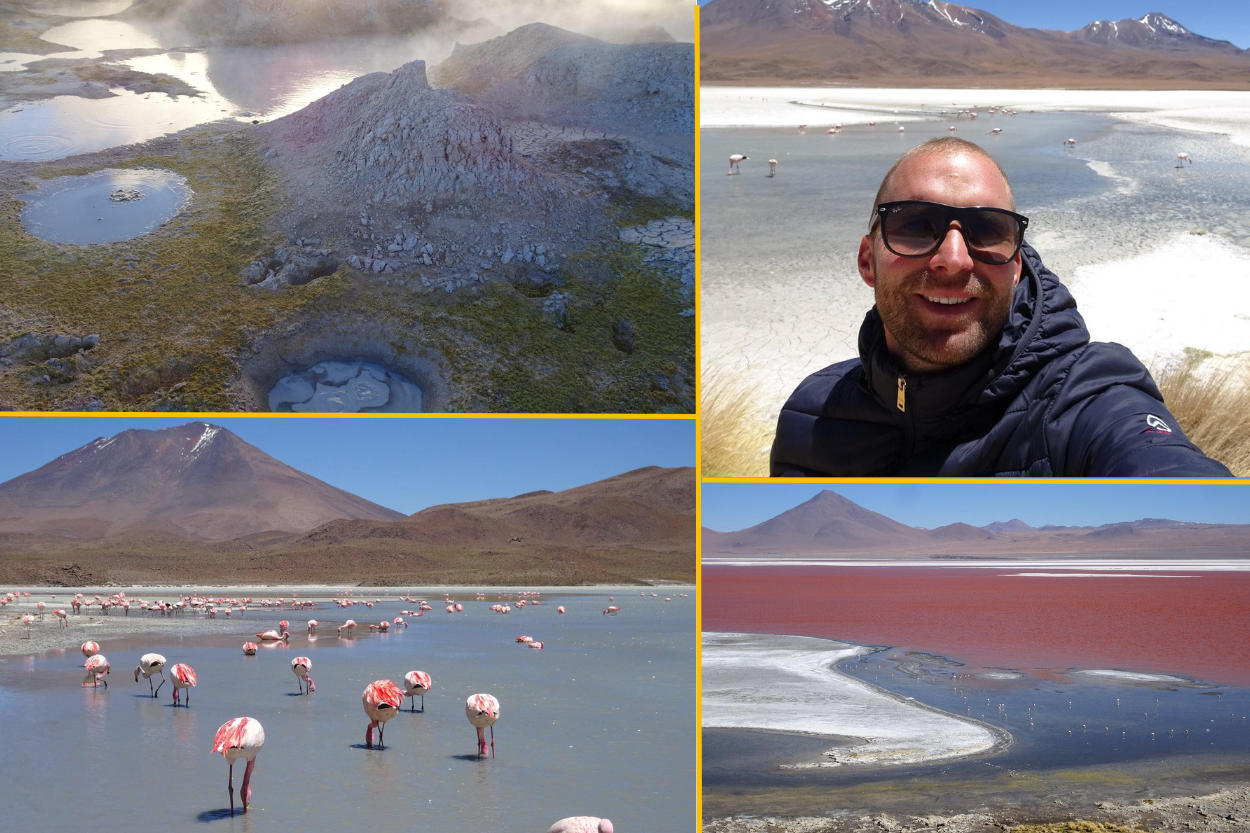 Povzpel se je na kar 6232 metrov nadmorske višine v Peruju, v Boliviji (na fotografiji) pa na kar 4000 metrov.