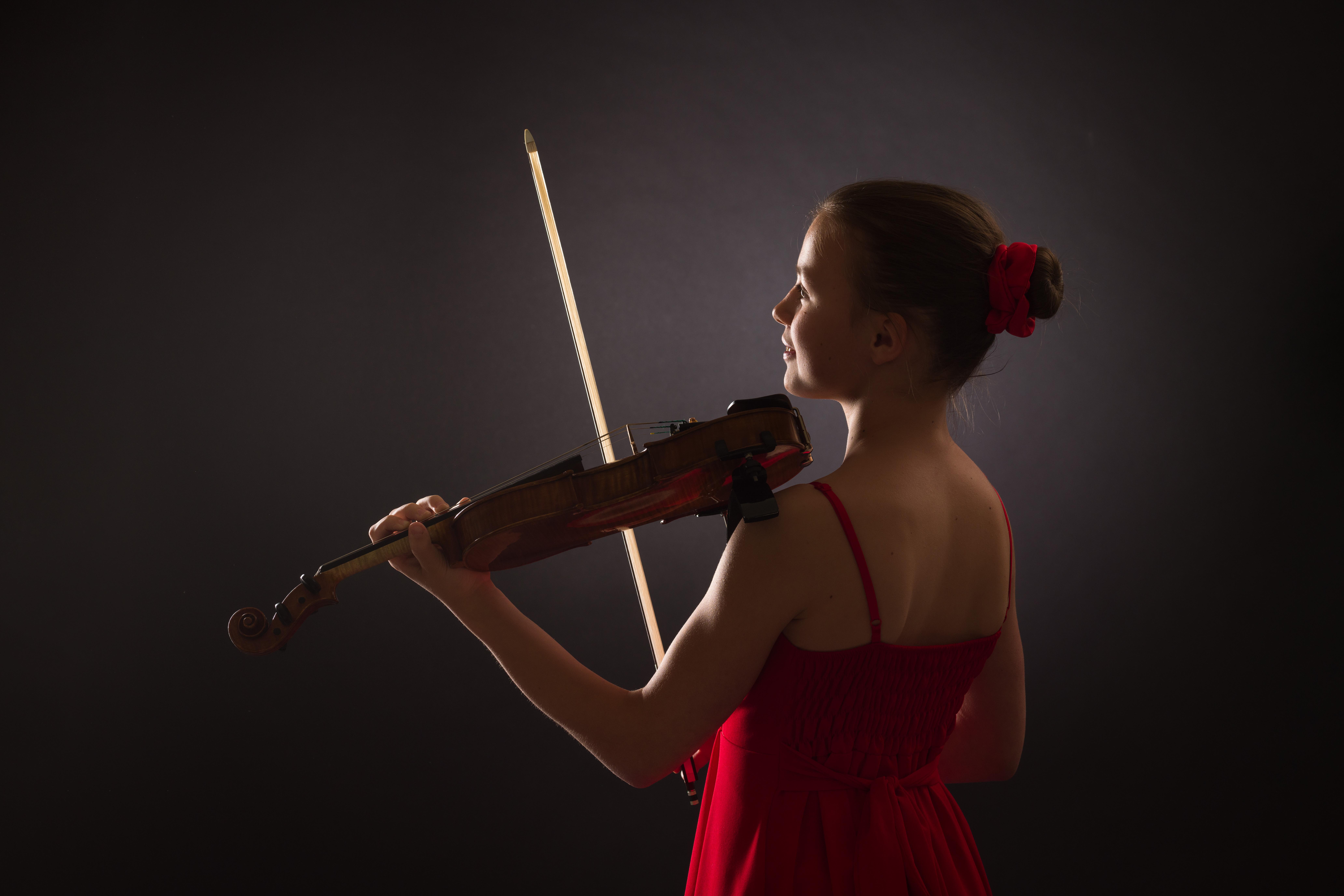 Na odru vedno počuti odlično in nadvse uživa, ko njena violina zazveni ob spremljavi orkestra.