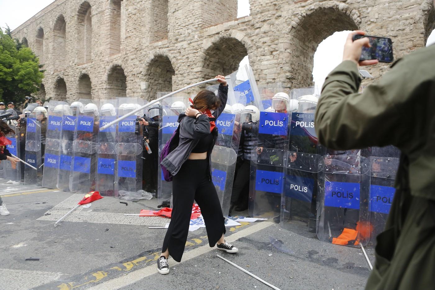 Protesti v Istanbulu.