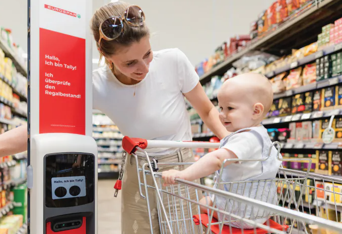 Tally robot trgovina revolucija SPAR Avstrija