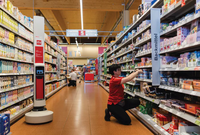 Tally robot trgovina revolucija SPAR Avstrija