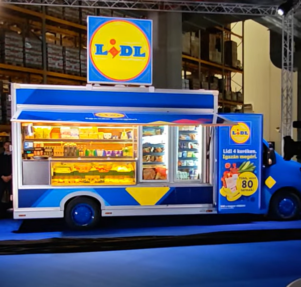 Lidl madžarska potujoča trgovina